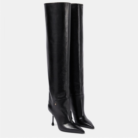 New Jimmy Choo Cycas 95 leather over-the-knee boots 37 $2,050 - Picture 4 of 14